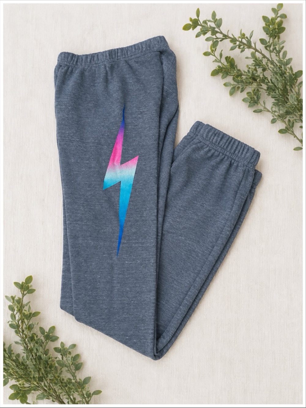 Aviator Nation Lightening Bolt Sweatpants ~ Size S ~ Item #1603